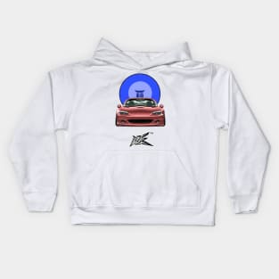 MAZDA MIATA NB STANCED PINK CHROME Kids Hoodie